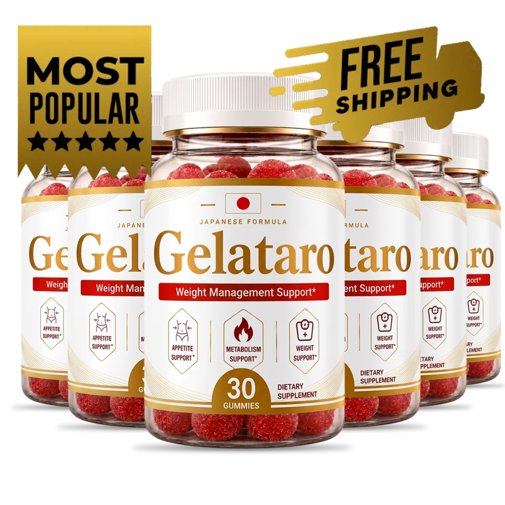 Gelataro® 6 bottle pack — 180-day metabolism gummy supply